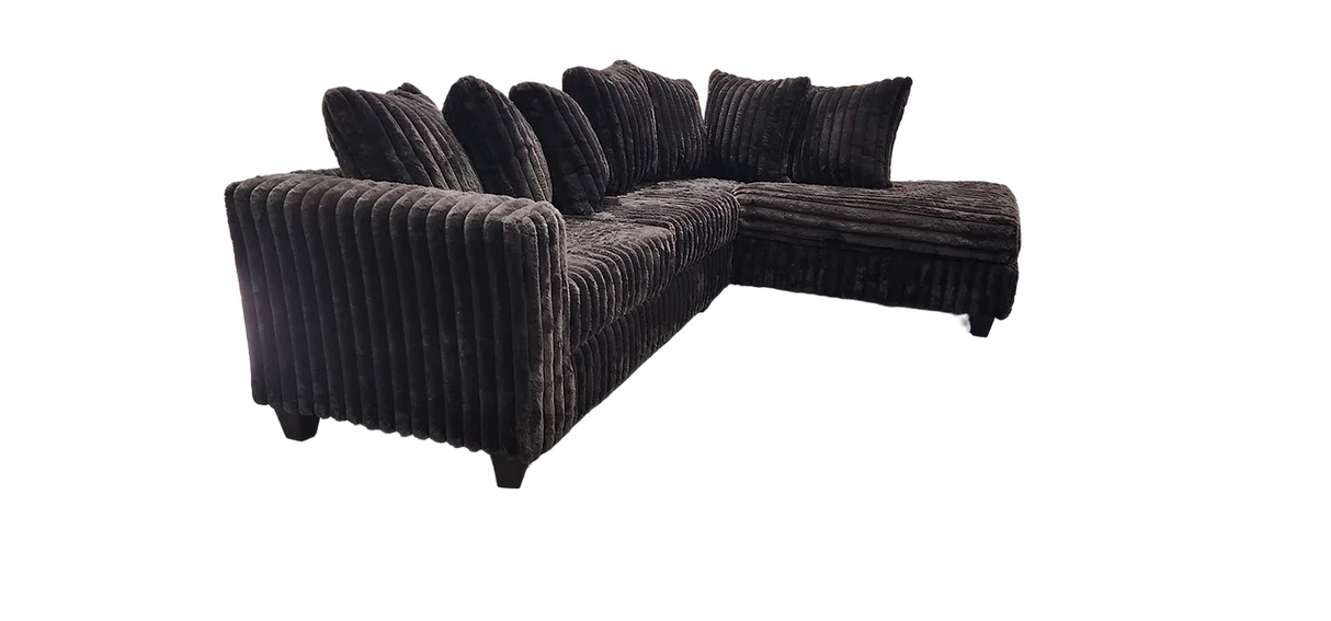Gia Brown Right Arm Facing (RAF) Sectional by New Era Innovations at Eve Furniture