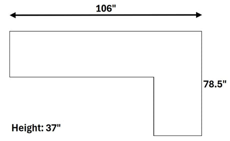 Gia Brown Right Arm Facing (RAF) Sectional by New Era Innovations at Eve Furniture