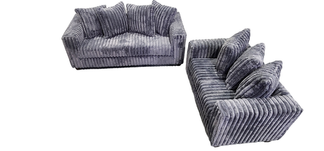 Gia Grey Sofa & Loveseat by New Era Innovations at Eve Furniture