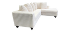 Gia Ivory Right Arm Facing (RAF) Sectional by New Era Innovations at Eve Furniture