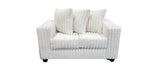 Gia Ivory Sofa & Loveseat by New Era Innovations at Eve Furniture