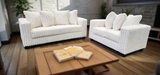 Gia Ivory Sofa & Loveseat by New Era Innovations at Eve Furniture