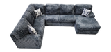 Austin Charcoal 3-Piece Right Arm Facing (RAF) Sectional by New Era Innovations at Eve Furniture