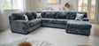 Austin Charcoal 3-Piece Right Arm Facing (RAF) Sectional by New Era Innovations at Eve Furniture