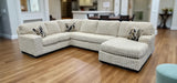 Austin Ivory 3-Piece Right Arm Facing (RAF) Sectional by New Era Innovations at Eve Furniture