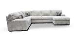 Austin Light Grey 3-Piece Right Arm Facing (RAF) Sectional by New Era Innovations at Eve Furniture