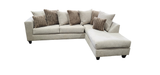 Kora Beige 2-Piece Right Arm Facing (RAF) Sectional by New Era Innovations at Eve Furniture
