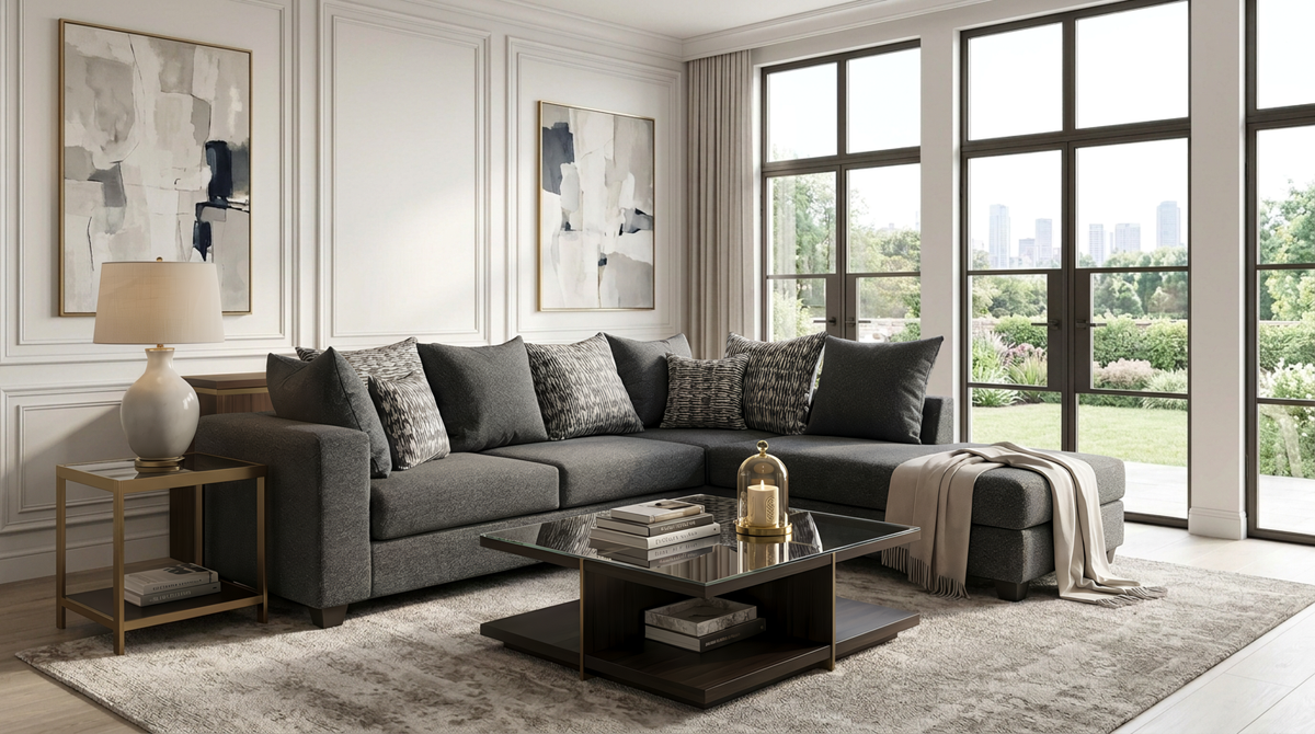 Kora Carbon 2-Piece Right Arm Facing (RAF) Sectional