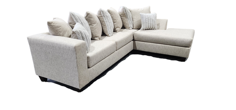 Kora Grey 2-Piece Right Arm Facing (RAF) Sectional by New Era Innovations at Eve Furniture