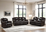 Carter 2-Piece Brown Reclining Living Room Set