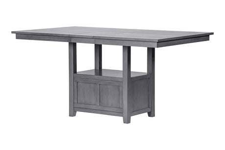 Rise Grey Counter Height Table + 6 Chair Set
