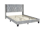 Peaceful Palace Silver Twin bed