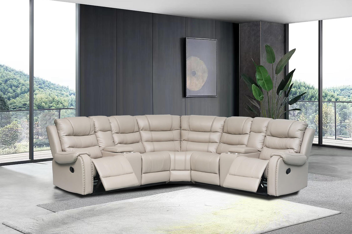 Rose Stone Reclining Sectional