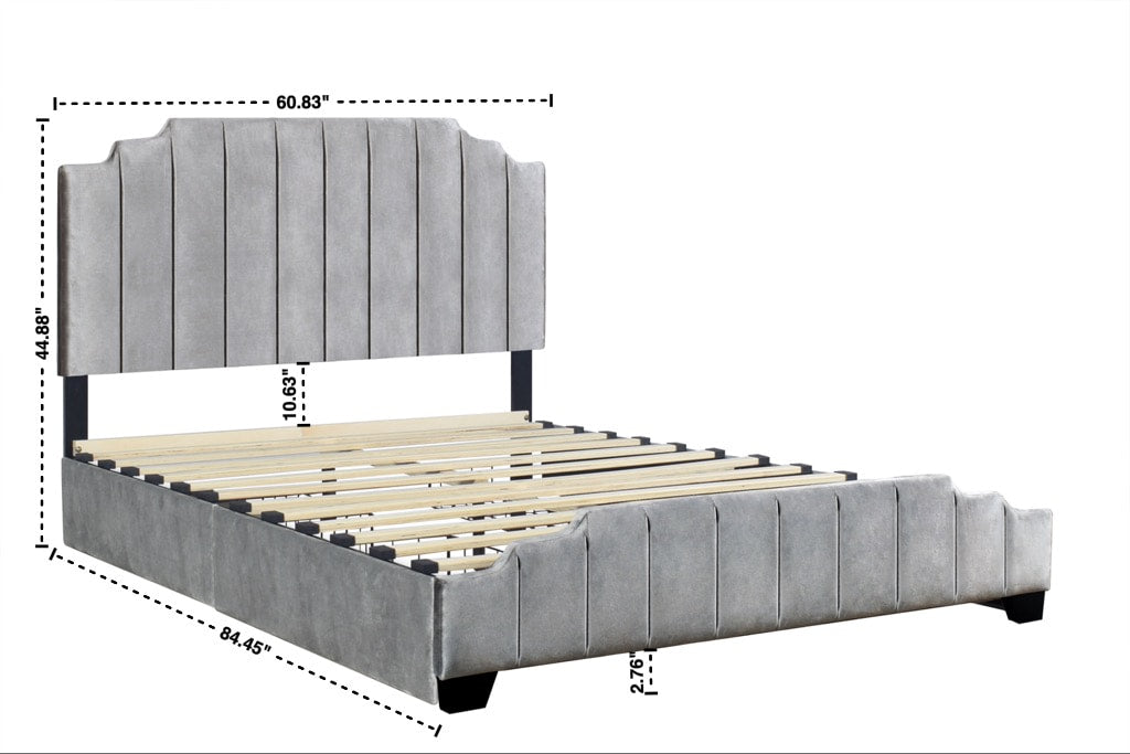 Comfort Cloud Grey Full Bed