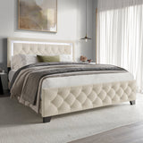 Dream Haven Beige King  Bed