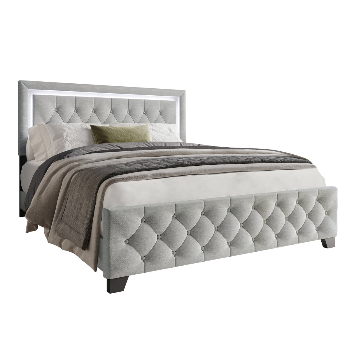 Dream Haven Grey Twin  Bed