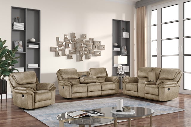 Perry Brown - 3PC OVERSIZED Reclining Set