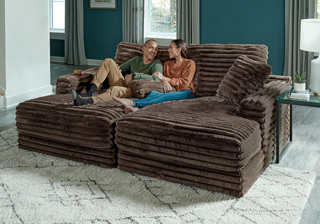 Double chaise lounge sofa