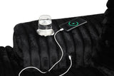 Vive Black Chaise Lounge by Happy Homes at Eve Furniture
