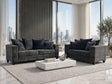 Bressilyn Charcoal Sofa & Loveseat by Happy Homes at Eve Furniture