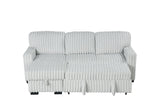 Poland Gray Reversible Sectional With Pull-Out Bed by Happy Homes - Eve Furniture