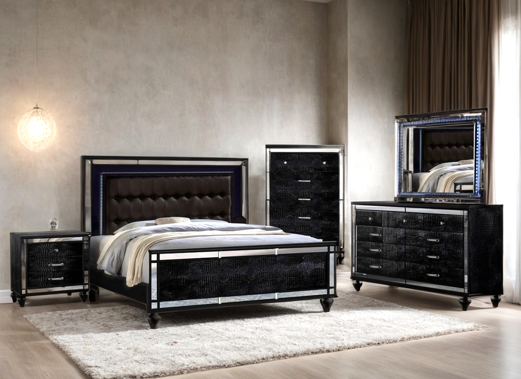 Blanca Black Bedroom Set