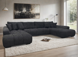 Brooklyn Black 3-Piece Sectional