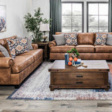 Behold Carleigh Camel Oversized Sofa & Loveseat by Happy Homes at Eve Furniture