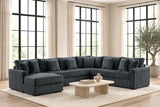 Solana Charcoal Left Arm Facing (LAF) Sectional by Happy Homes at Eve Furniture