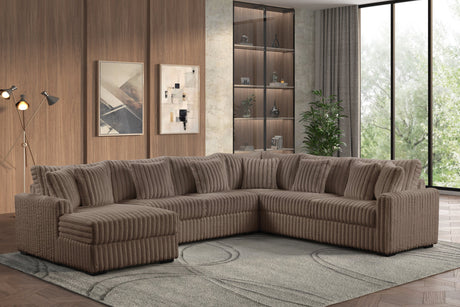 Solana Mocha Sectional by Happy Homes at Eve Furniture