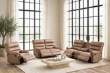 Albert Saddle 3-Piece Reclining Living Room Set by Happy Homes at Eve Furniture