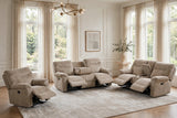 Bravo Mocha Fabric Reclining Living Room Set by Happy Homes at Eve Furniture