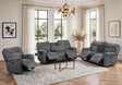 Bravo Gray Fabric Reclining Living Room Set by Happy Homes at Eve Furniture
