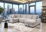 Serena Gray Modular Sectional by Happy Homes at Eve Furniture