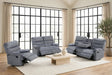 Albert Gray Fabric 3-Piece Reclining Living Room Set by Happy Homes at Eve Furniture