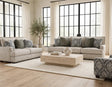 Corinthian Antelope Dove Sofa & Loveseat by Happy Homes at Eve Furniture