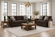 Washington Chocolate Sofa & Loveseat Set by Happy Homes at Eve Furniture