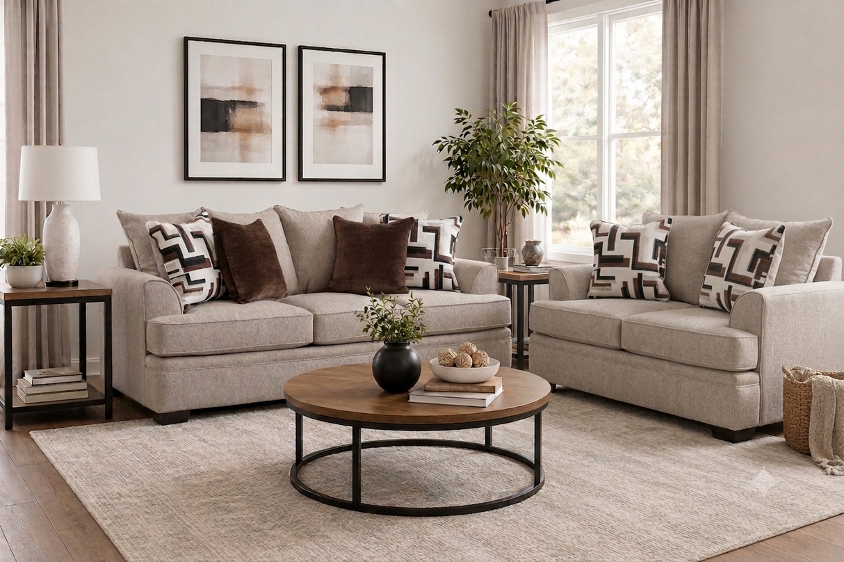 Arlo Luxe Coffee Sofa & Loveseat Set