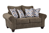 Behold Chocolate Oversized Sofa & Loveseat Set