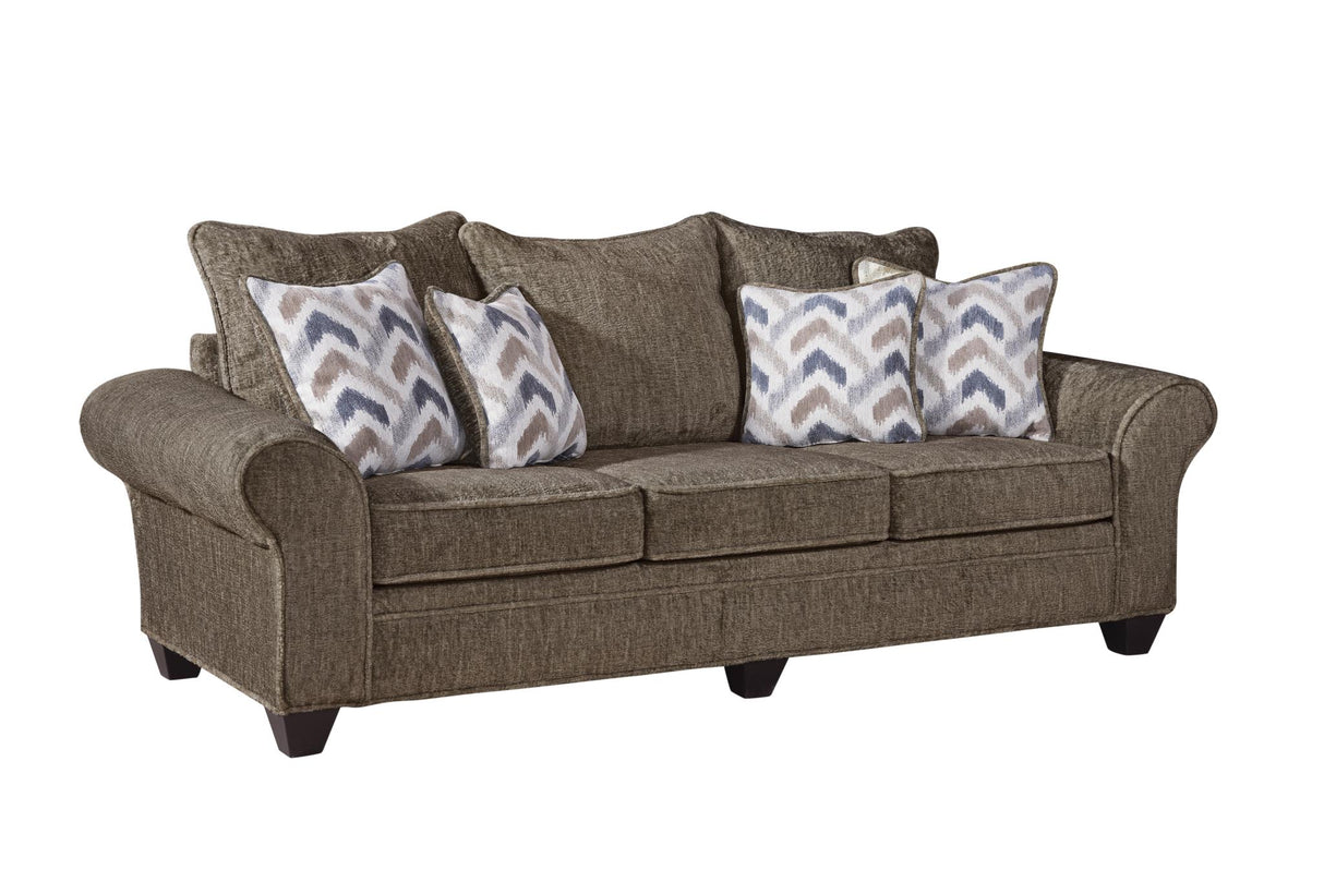 Behold Chocolate Oversized Sofa & Loveseat Set