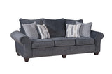 luxe Charcoal Oversized Sofa & Loveseat Set