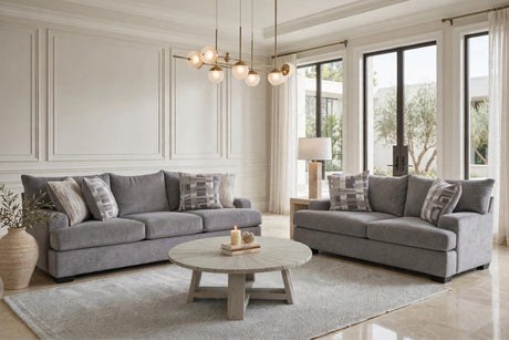 Behold Brynn Heather Oversized Sofa & Loveseat Set by Happy Homes at Eve Furniture
