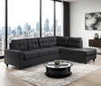 James Black Reversible Sectional by Happy Homes at Eve Furniture