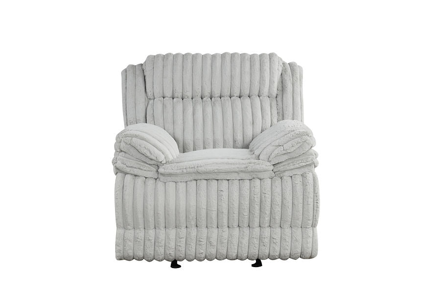 Mellow Grey 3-Piece Reclining Living Room Set by New Era Innovations at Eve Furniture