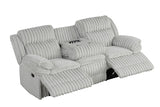 Mellow Grey 3-Piece Reclining Living Room Set by New Era Innovations at Eve Furniture