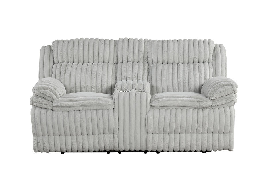 Mellow Grey 3-Piece Reclining Living Room Set by New Era Innovations at Eve Furniture