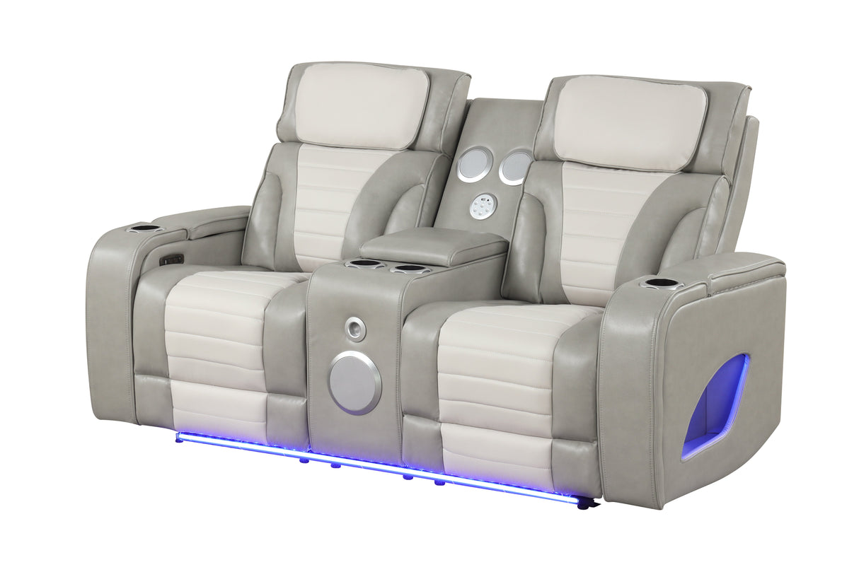 Robin Grey 3-Piece Power Reclining Set by New Era Innovations at Eve Furniture