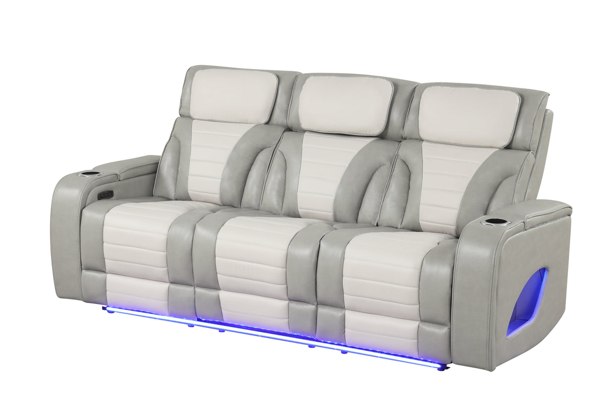 Robin Grey 3-Piece Power Reclining Set by New Era Innovations at Eve Furniture