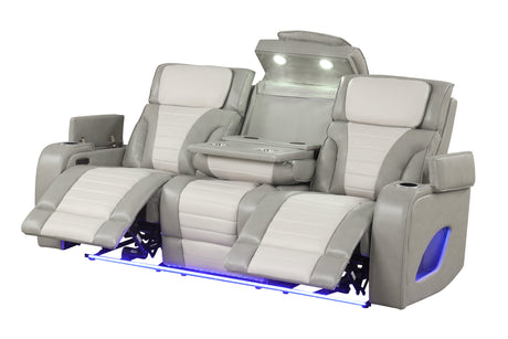 Robin Grey 3-Piece Power Reclining Set by New Era Innovations at Eve Furniture
