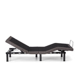S655 Charcoal Split Queen Adjustable Base by Malouf at Eve Furniture